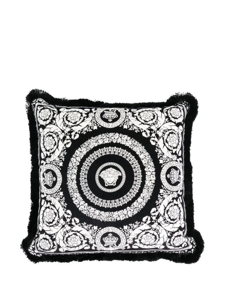 Black Medusa Graphic Cushion