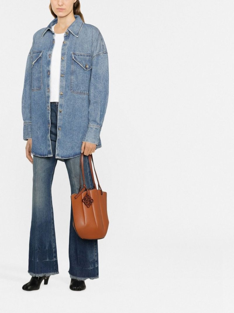 Blue Birdie Denim Shirt