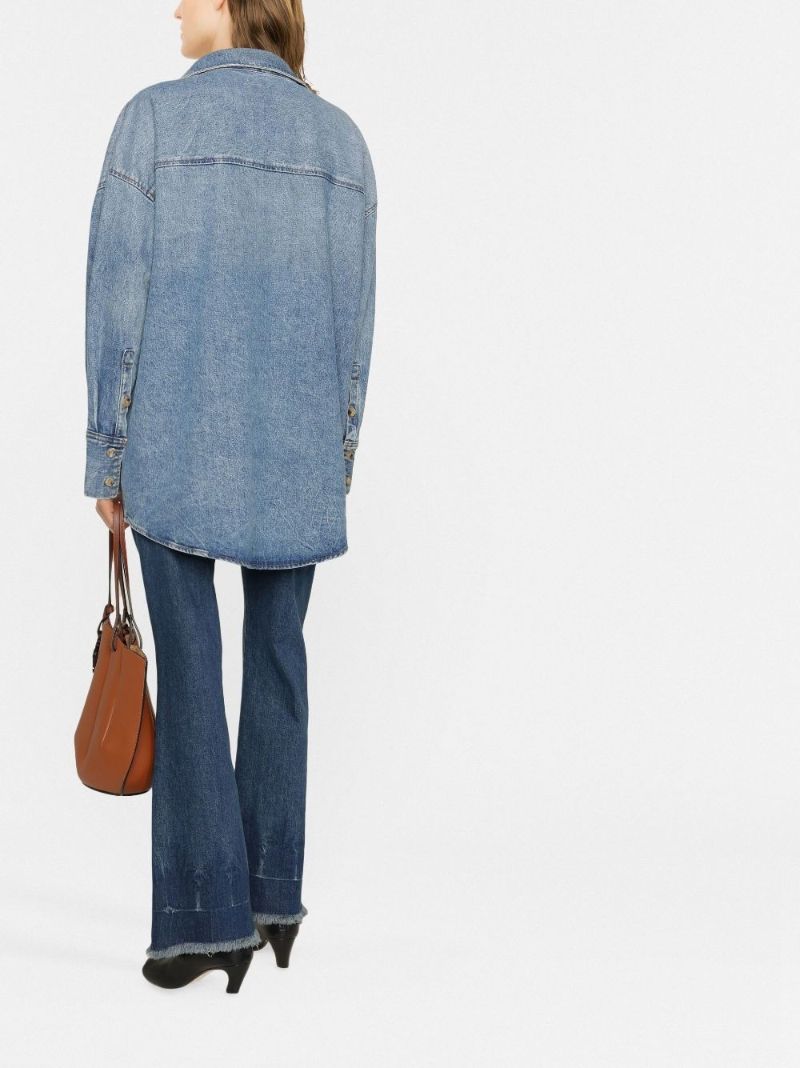 Blue Birdie Denim Shirt