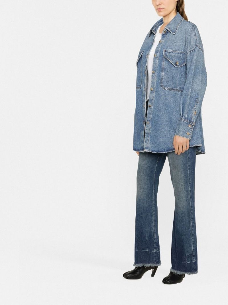 Blue Birdie Denim Shirt