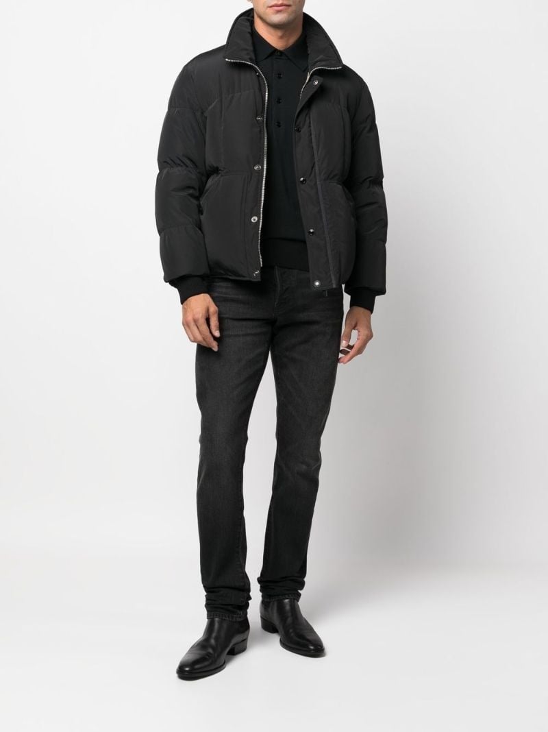 Black Down Insulated Puffer Back