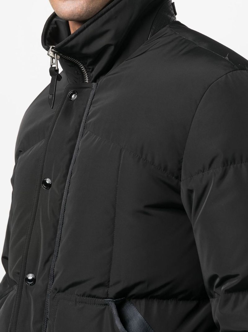 Black Down Insulated Puffer Back