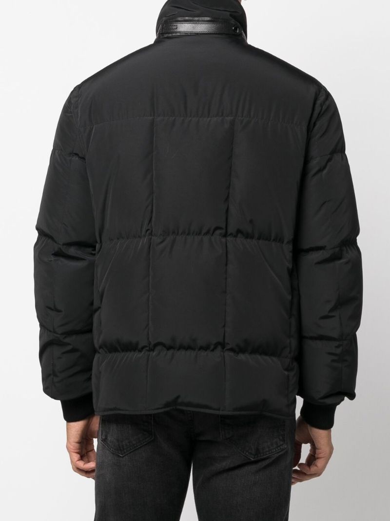 Black Down Insulated Puffer Back