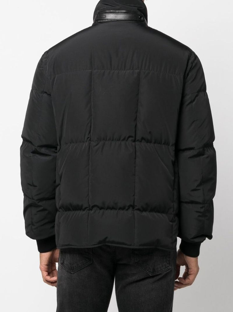Black Down Insulated Puffer Back