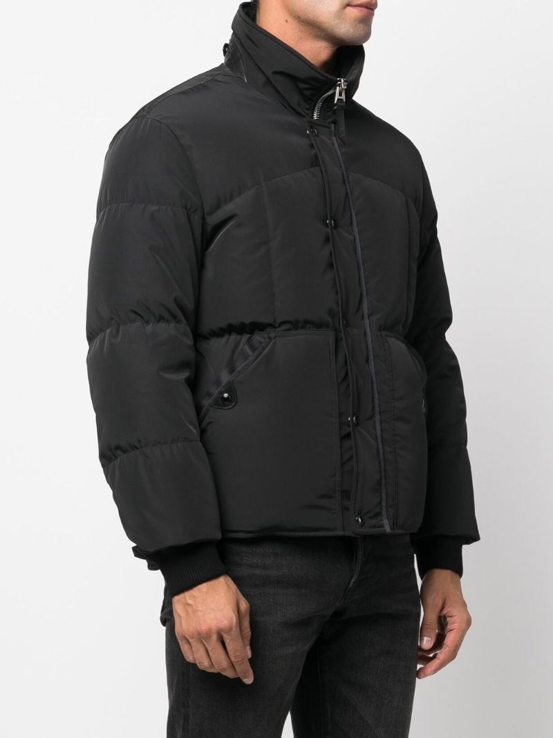 Black Down Insulated Puffer Back