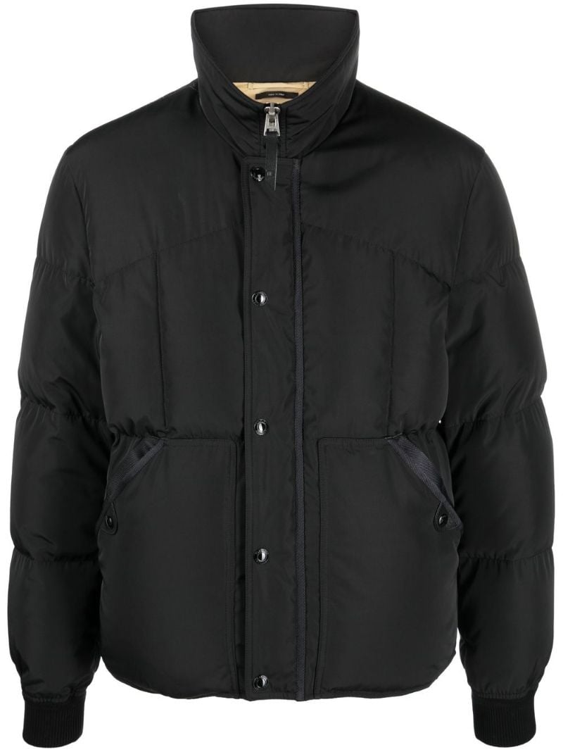 Black Down Insulated Puffer Back