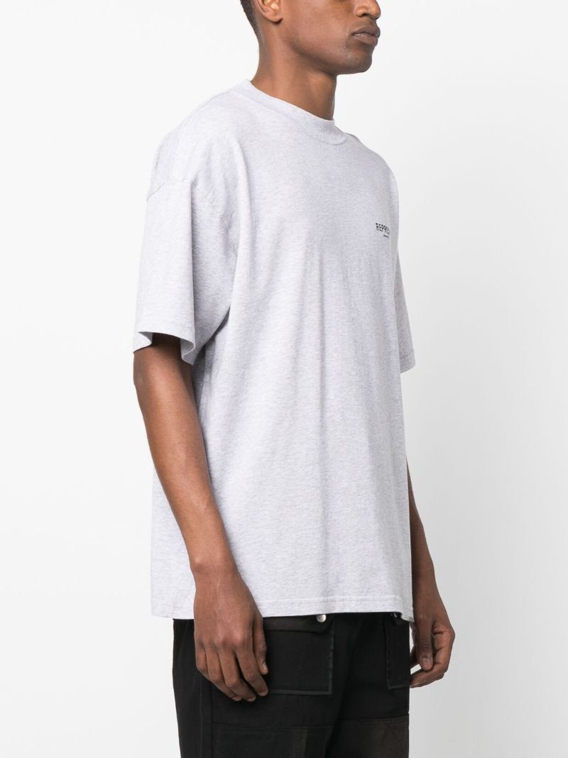 Grey Owners Club Logo Print T-shirt