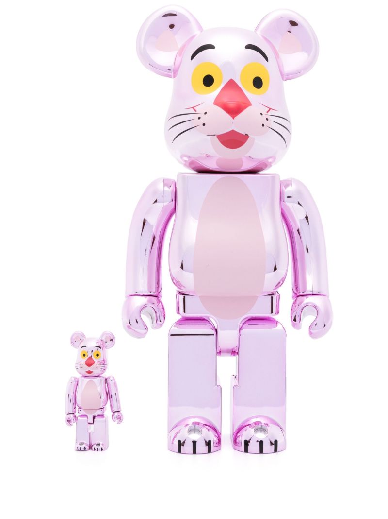 Pink Be@rbrick Pink Panther 100% and 400% Set