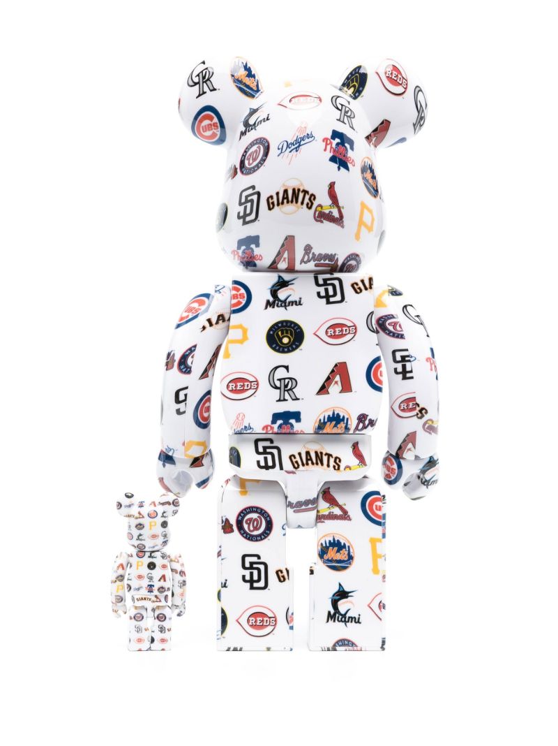 X Mlb National League White Be@rbrick Set