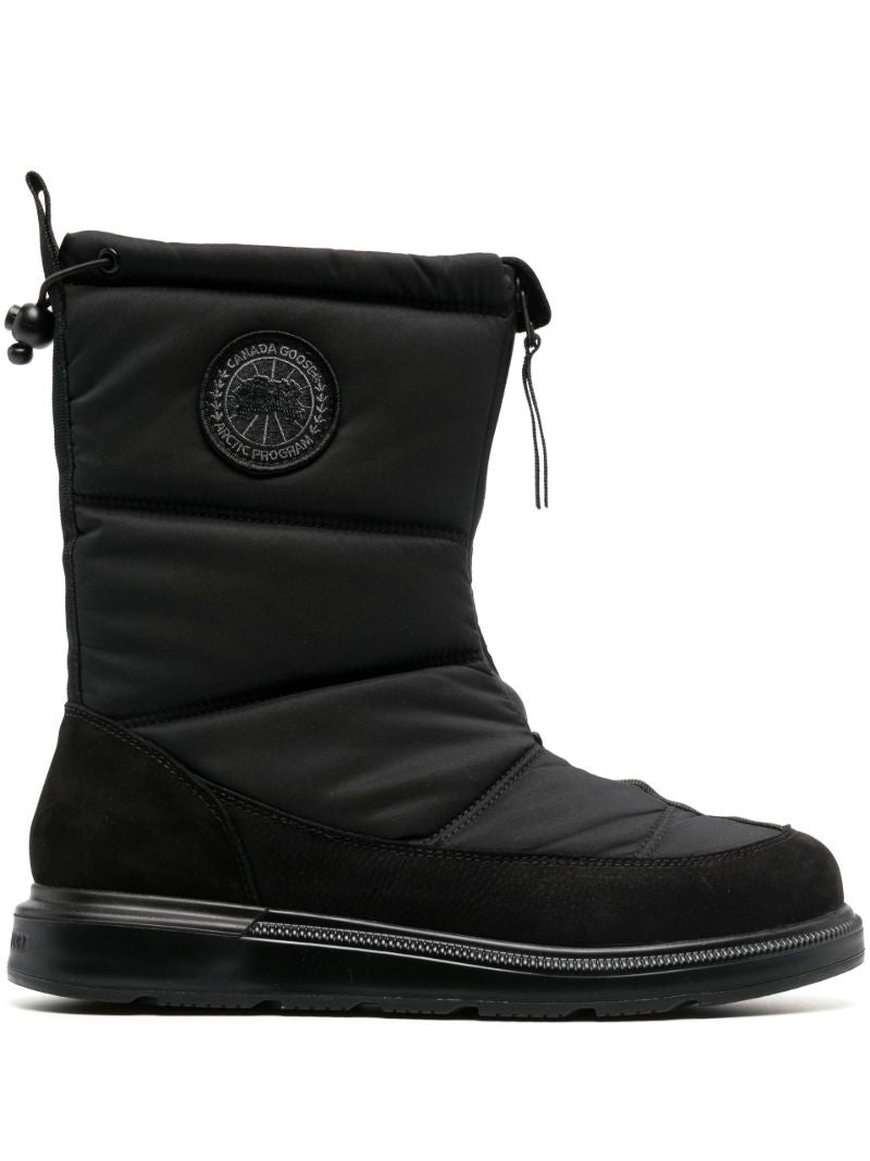 Black Crofton Puffer Boots