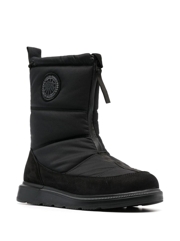 Black Crofton Puffer Boots