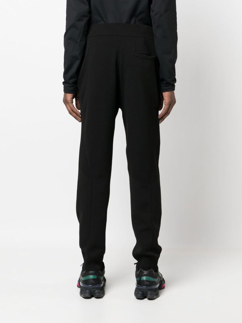 Black Logo Patch Track Pants