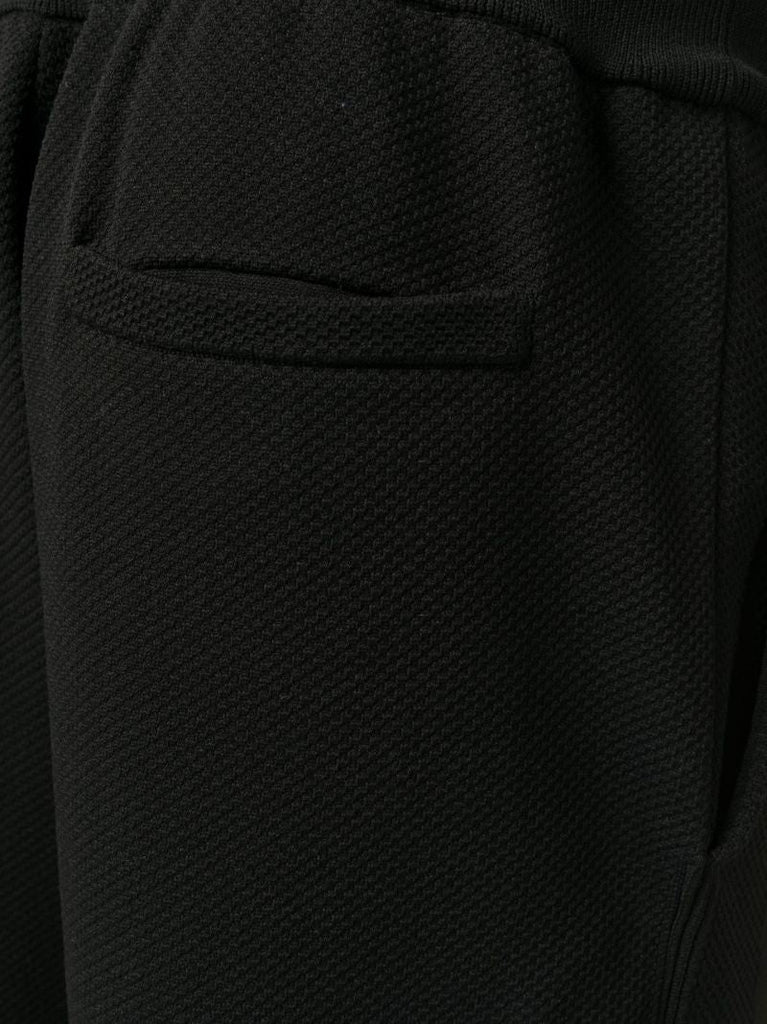 Black Logo Patch Track Pants