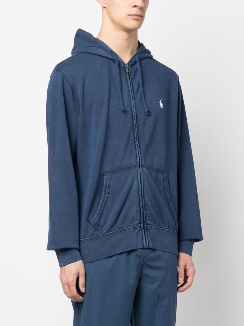Zip-up Terry Hoodie