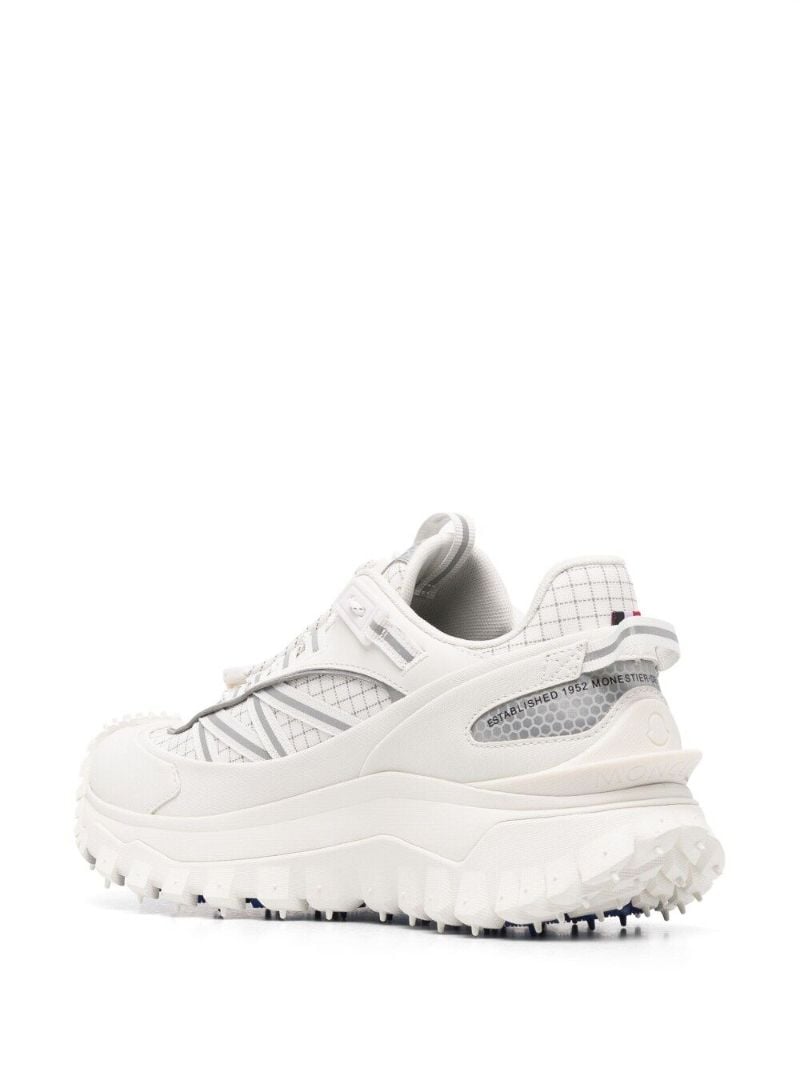 White Trailgrip Low Top Sneakers