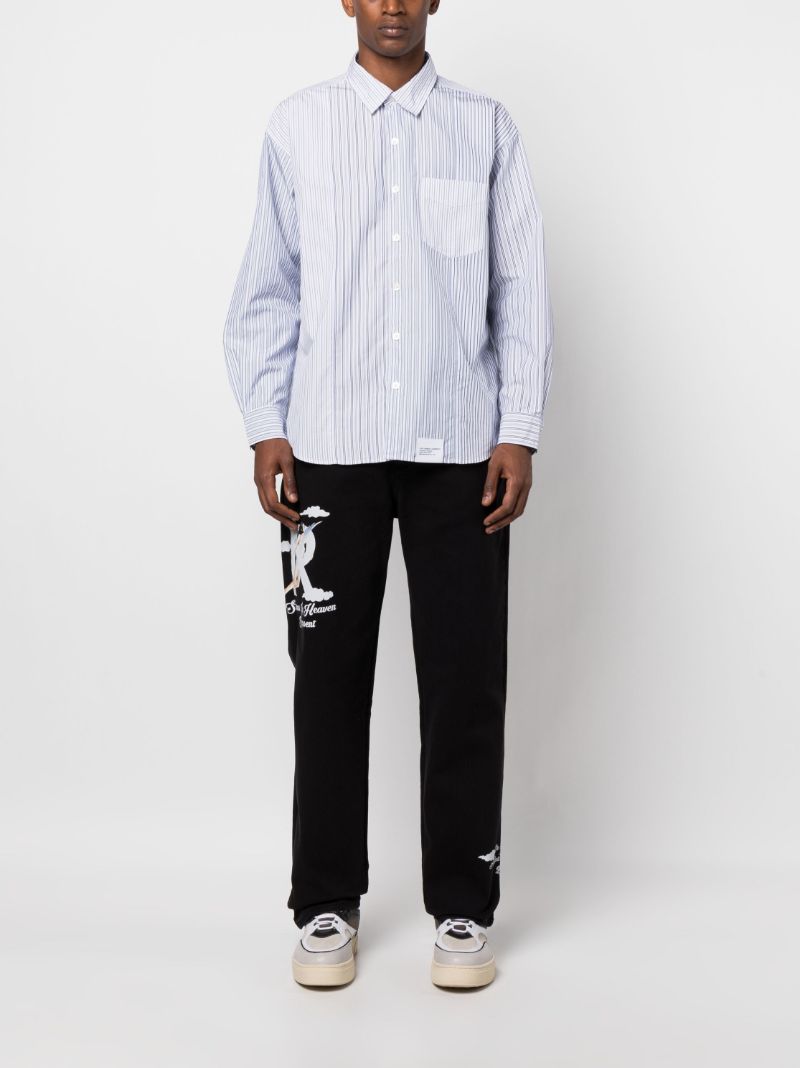 Black Storms in Heaven Straight-leg Jeans