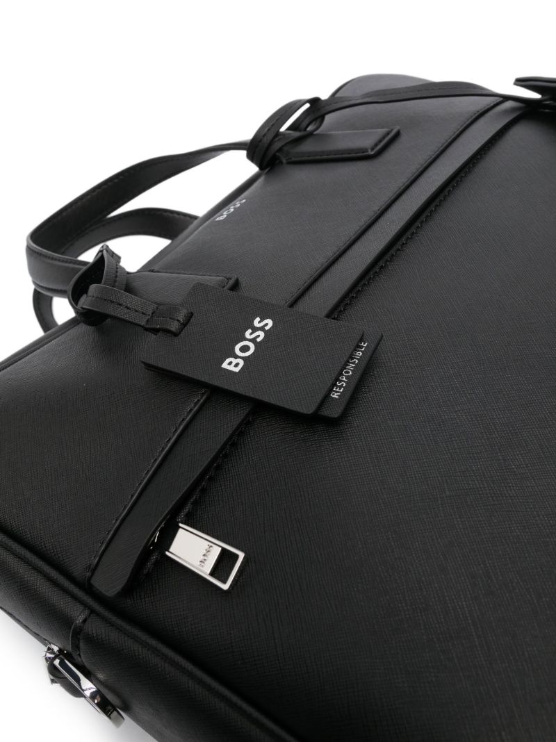 Black Leather Laptop Bag