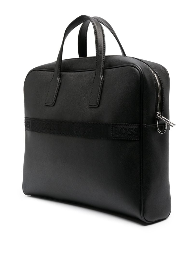 Black Leather Laptop Bag