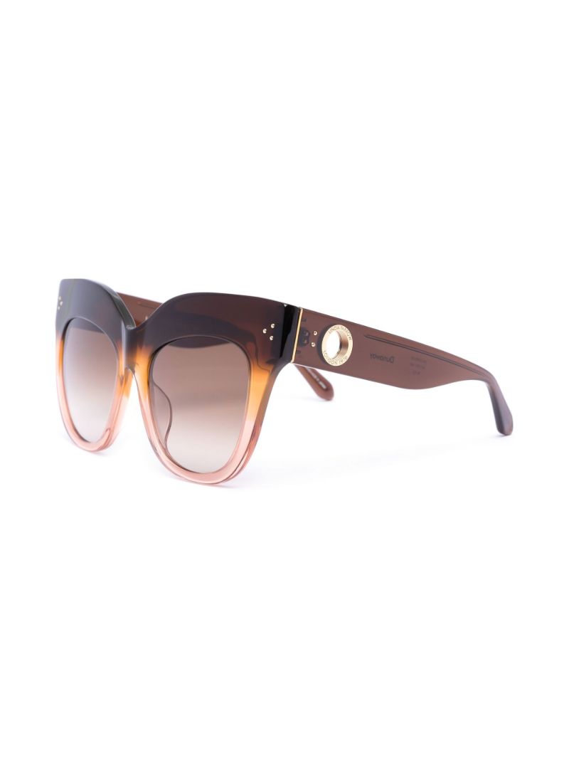 Brown Dunaway Oversized Sunglasses