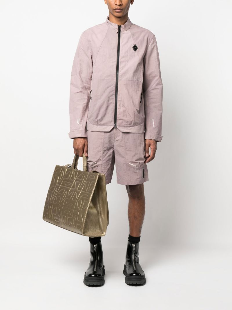 Purple Irregular Dye Jacket