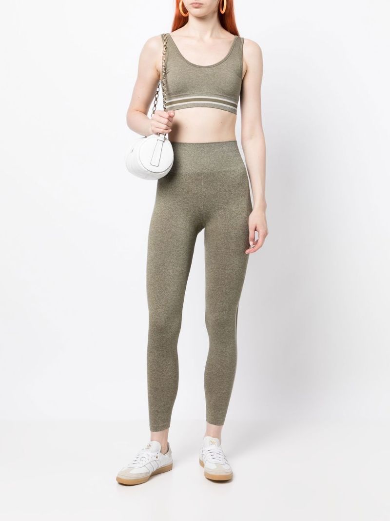 Green Daisy Marle Seamless Sports Bra