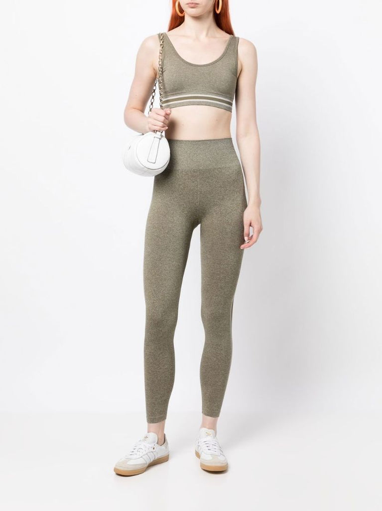 Green Daisy Marle Seamless Sports Bra