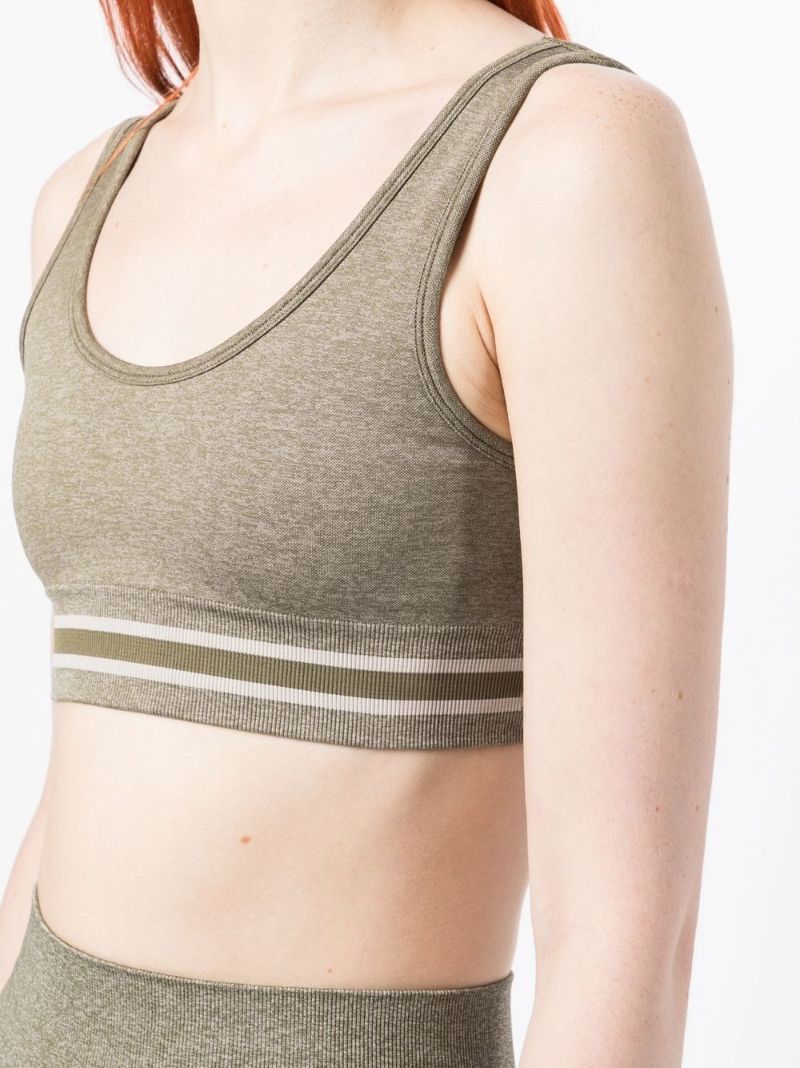 Green Daisy Marle Seamless Sports Bra