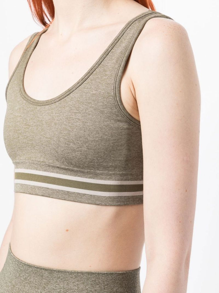 Green Daisy Marle Seamless Sports Bra