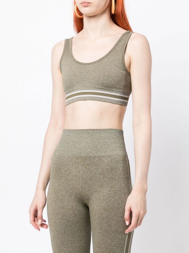Green Daisy Marle Seamless Sports Bra