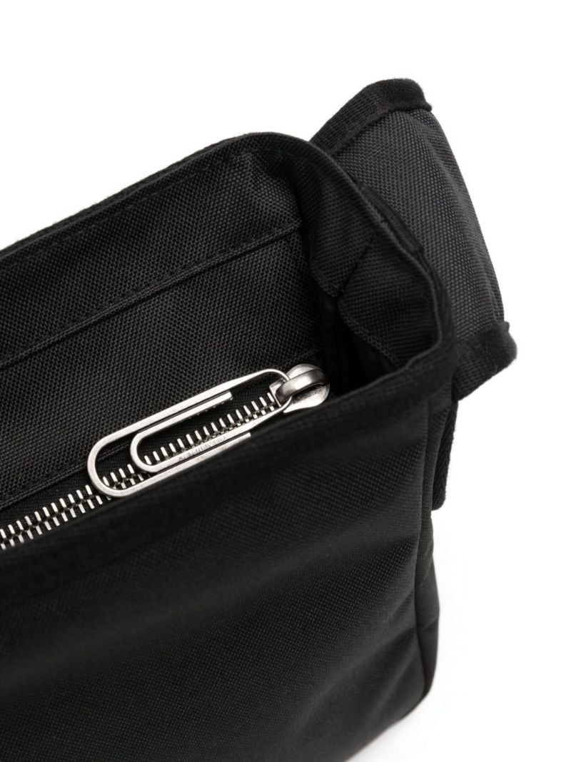 Black Arrows Print Messenger Bag