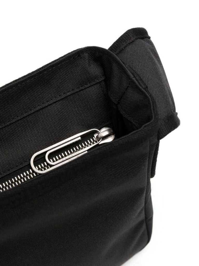 Black Arrows Print Messenger Bag