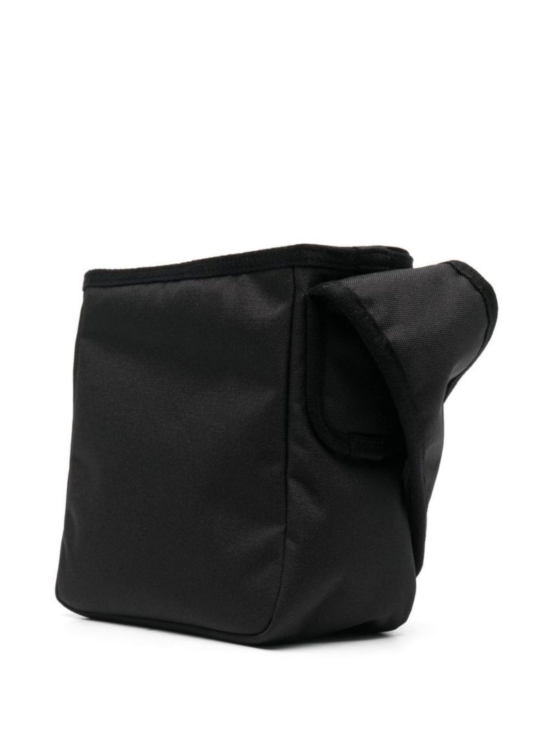 Black Arrows Print Messenger Bag