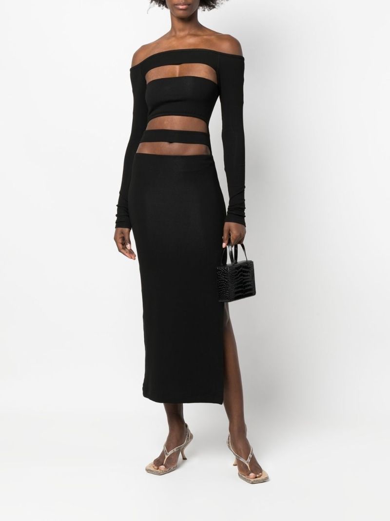Black Off Shoulder Dress