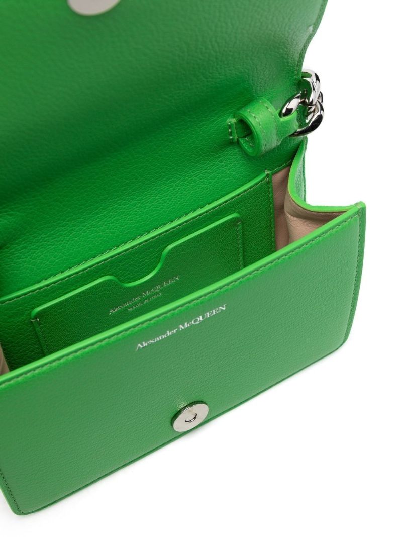 Green Four Ring Crossbody Bag