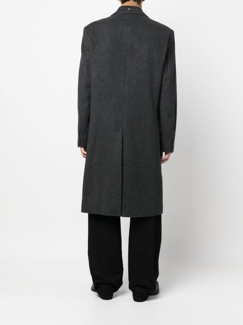 Grey Dolphin Single-breasted Coat