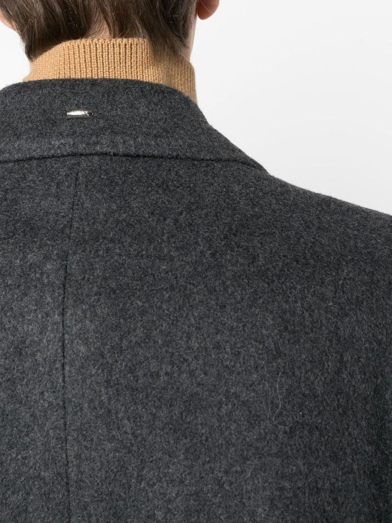 Grey Dolphin Single-breasted Coat