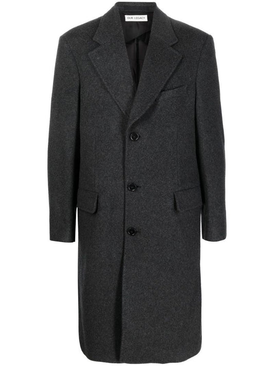 Grey Dolphin Single-breasted Coat