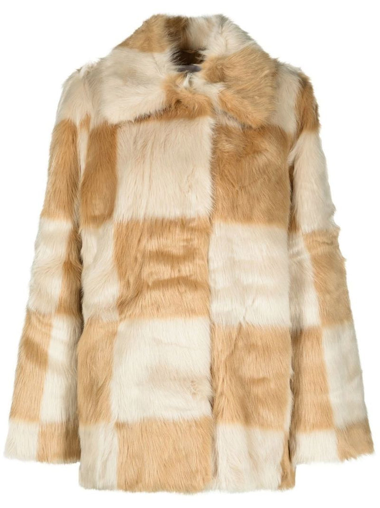 Brown Nani Faux Fur Coat
