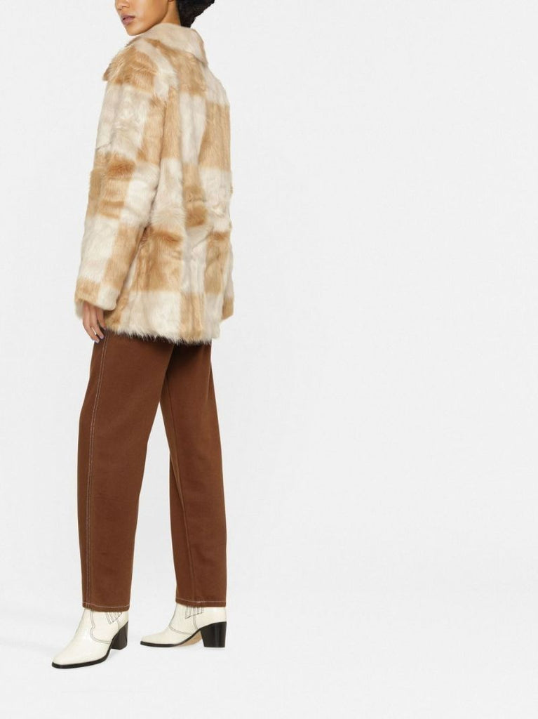 Brown Nani Faux Fur Coat