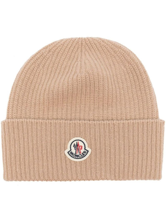Neutral Logo Patch Beanie Hat