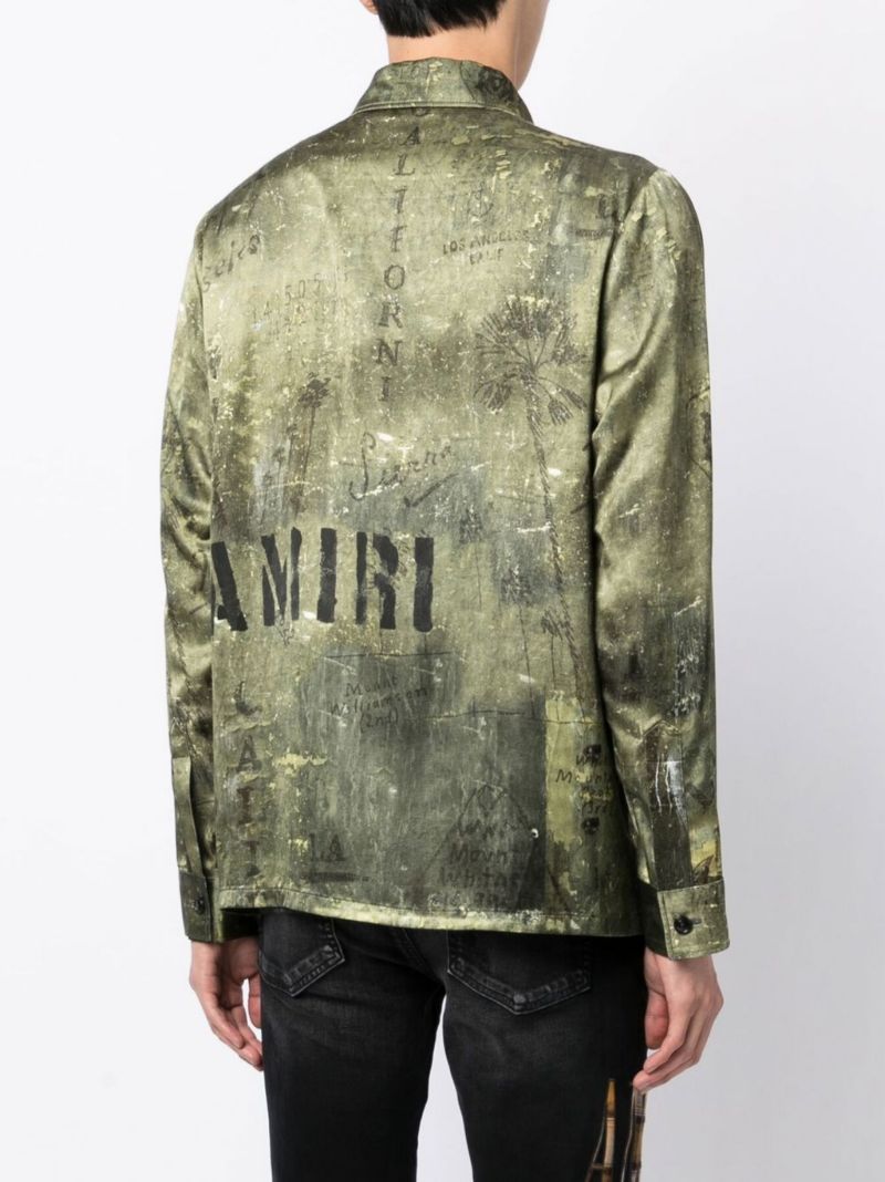 Green Army Stencil M-65 Shirt