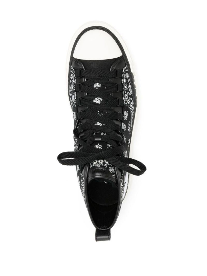 Black Bandana Ma Logo Court High-top Sneakers