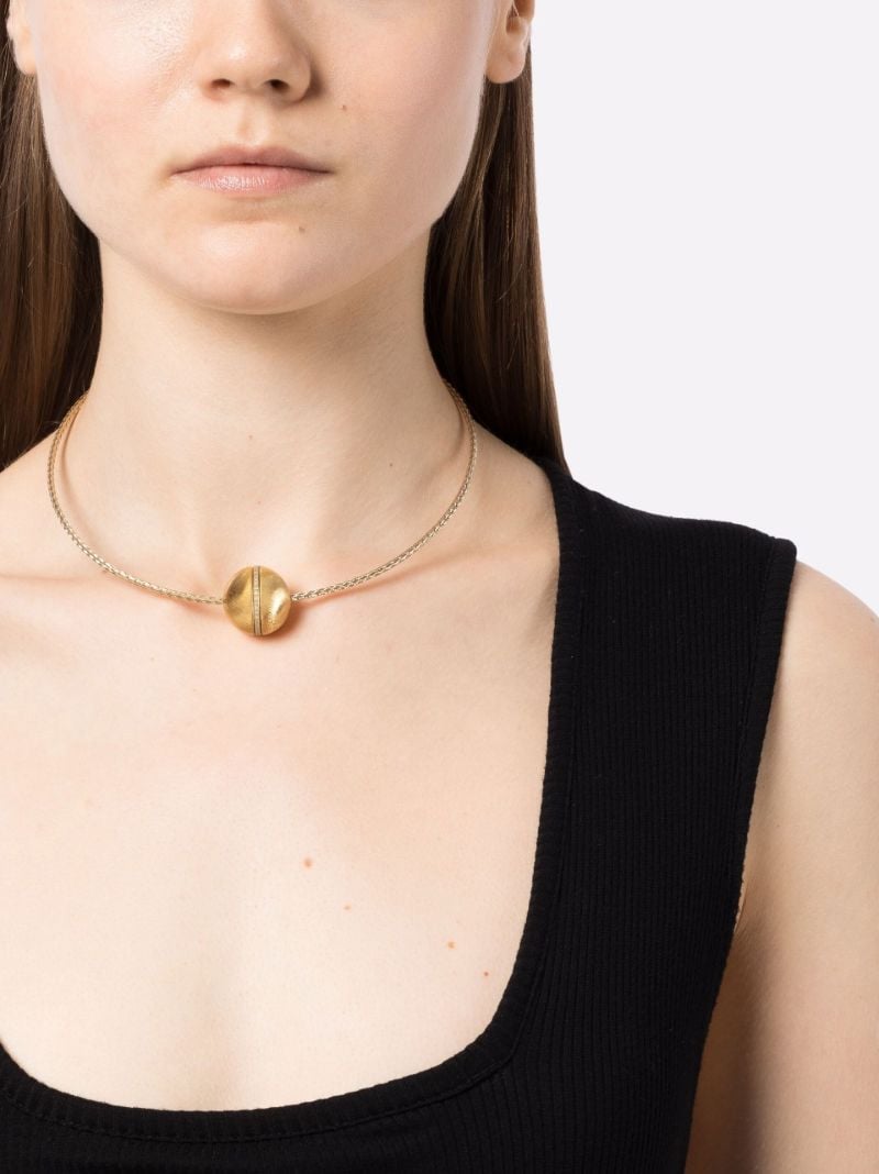 14k Yellow Gold Diamond Necklace