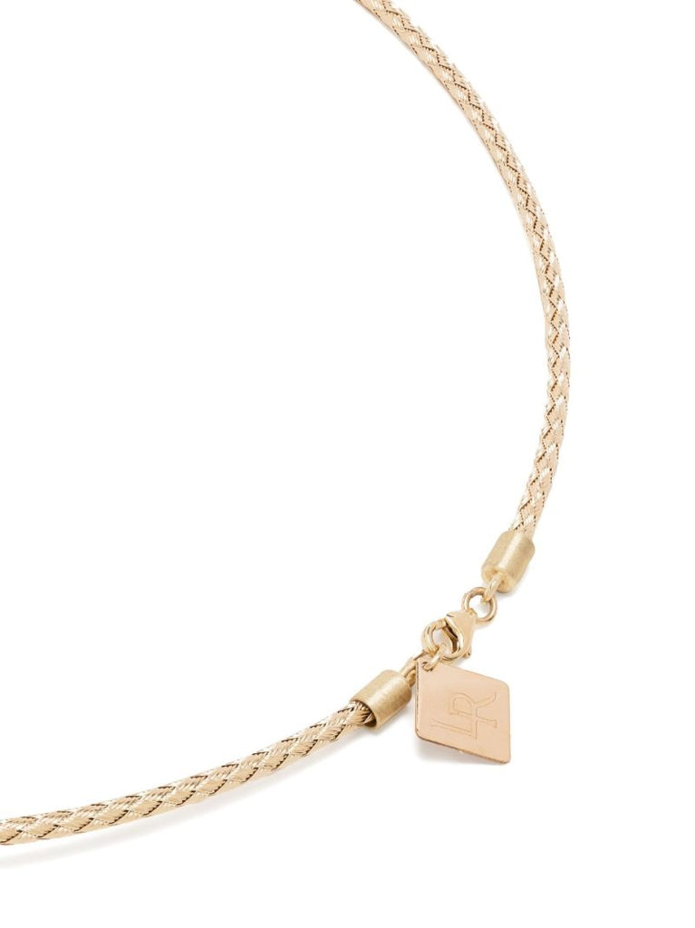 14k Yellow Gold Diamond Necklace