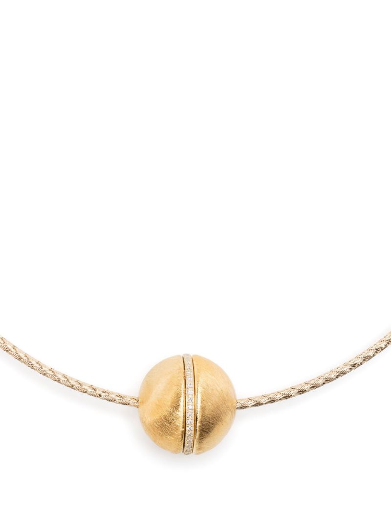 14k Yellow Gold Diamond Necklace