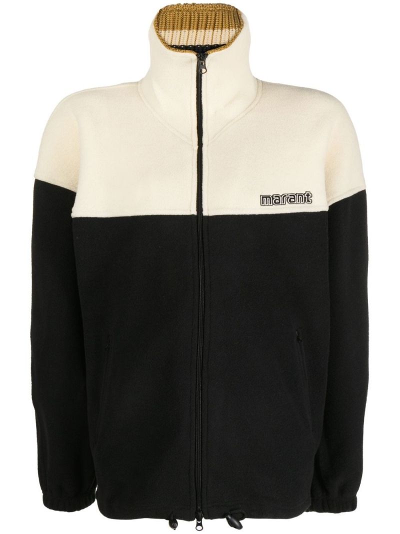 Black Fleece Bomber Jacket