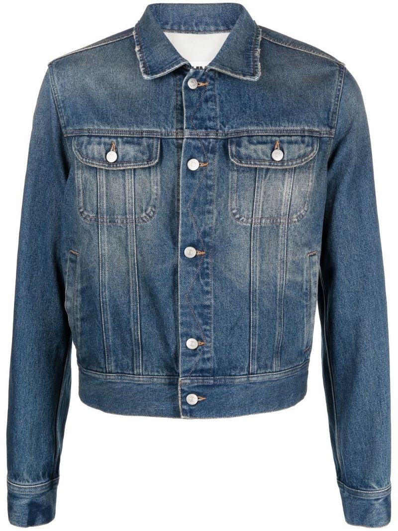 Blue Washed Denim Jacket