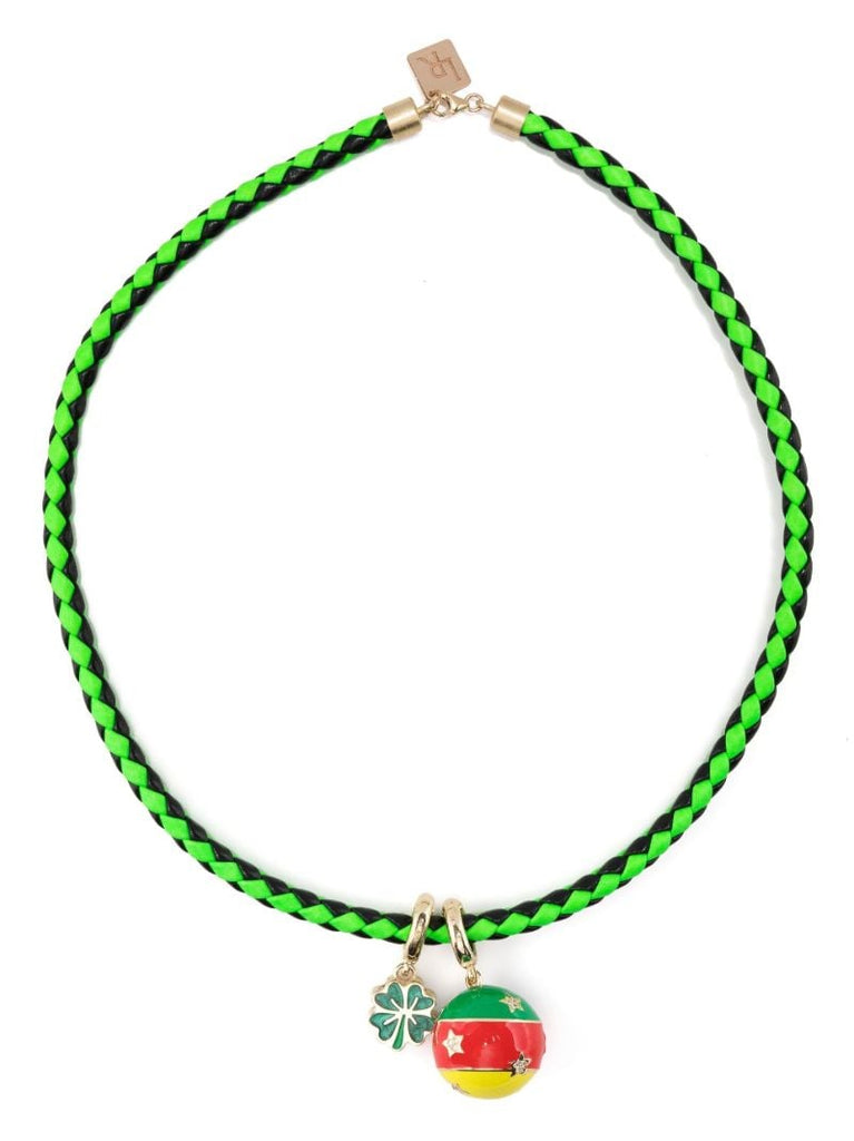 14k Yellow Gold Clover Necklace