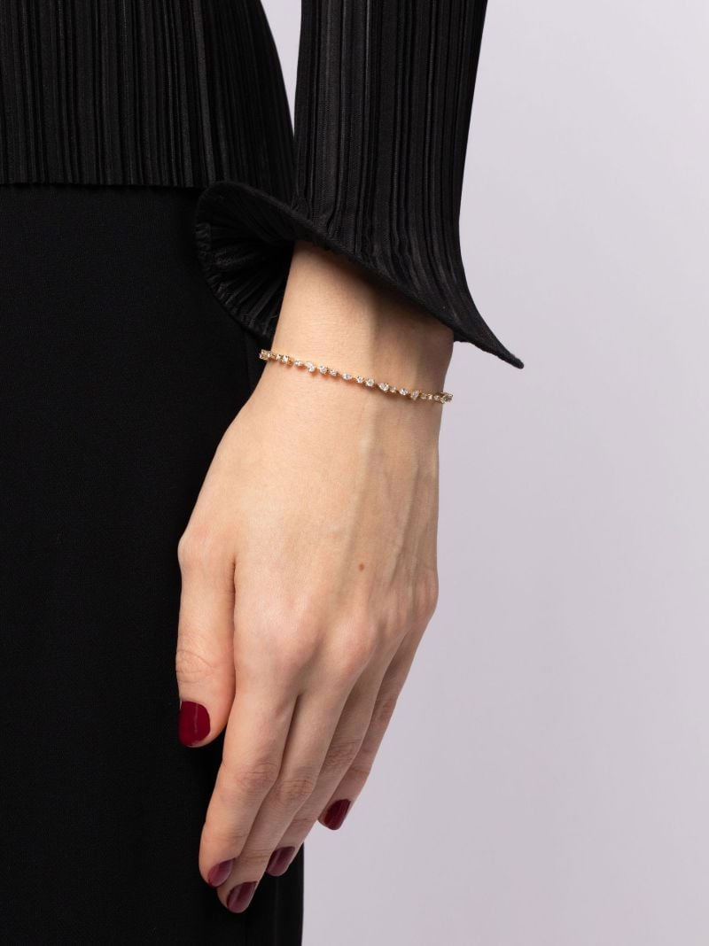 14k Yellow Gold Premier Amigos Diamond Bracelet