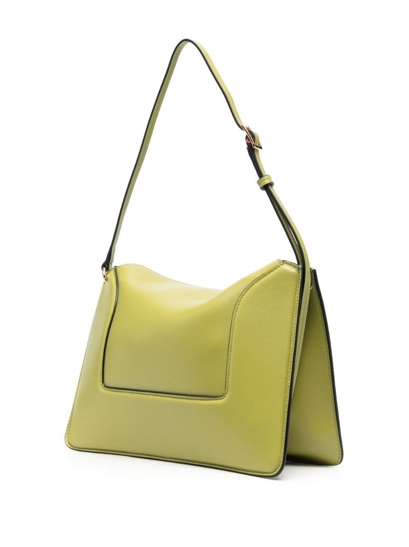 Green Penelope Leather Shoulder Bag